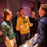 Philo.live! 2025: 15.11.: Sterben für den Staat? Über Pazifismus und Kriegstüchtigkeit. Mit Sönke Neitzel und Olaf L. Müller. Mod.: Friedrich Weißbach ©Marcus Glahn