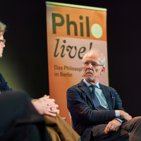 Philo.live! 2025: 15.11. Was will Russland? Mit Sabine Adler und Jörg Baberowski, Mod.: Moritz Rudolph ©Marcus Glahn