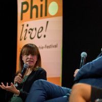 Philo.live! 2025: 15.11. Was ist Populismus? Mit Sahra Wagenknecht und Julia Reuschenbach, Mod.: Wolfram Eilenberger ©Marcus Glahn