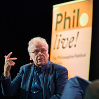 Philo.live! 2025: 16.11. Wohin steuert Europa? Peter Sloterdijk und Daniel Cohn-Bendit. Mod.: Wolfram Eilenberger ©Marcus Glahn